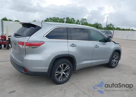 2016 Toyota Highlander Xle V6 from USA, damaged, VIN 5TDKKRFH2GS153118
